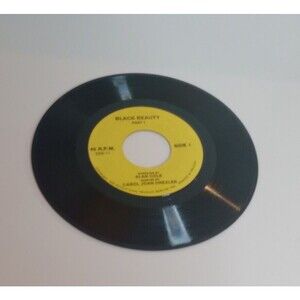Black Beauty Narrated by Alan Cole -45rpm Record Tested- No Sleeve